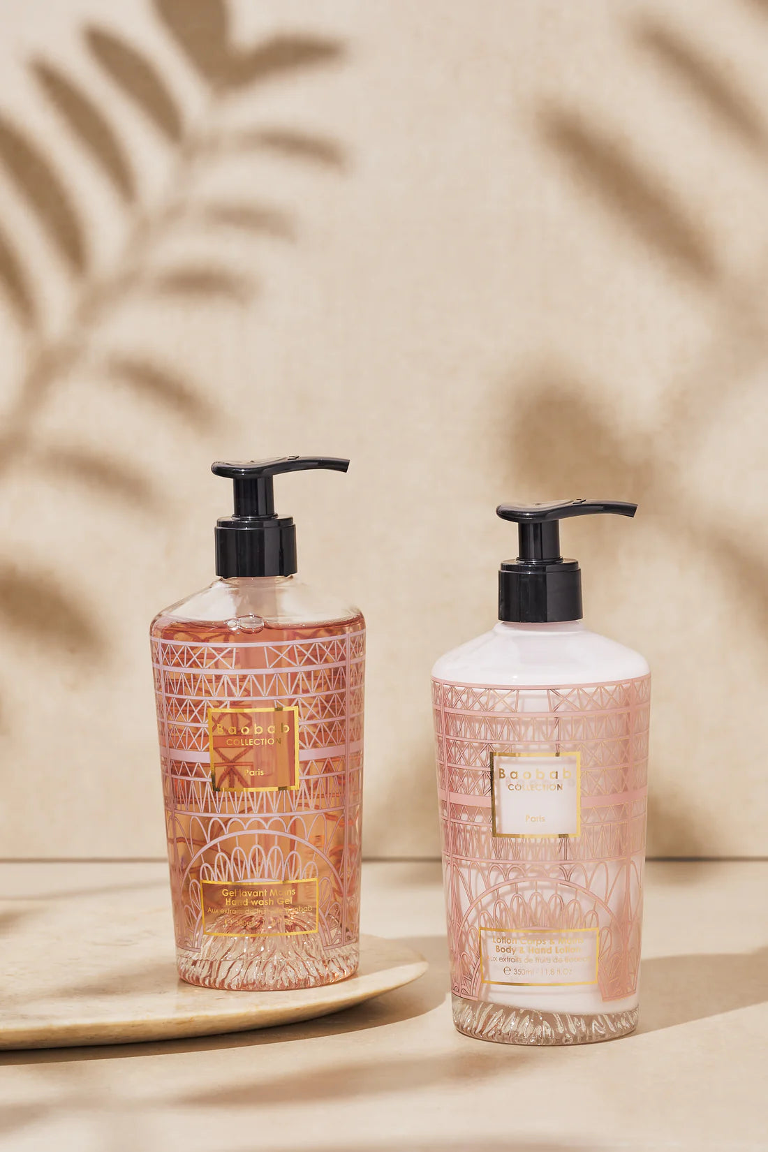 Coffret cadeau - Paris - Lotion corps & mains et gel lavant mains - BAOBAB