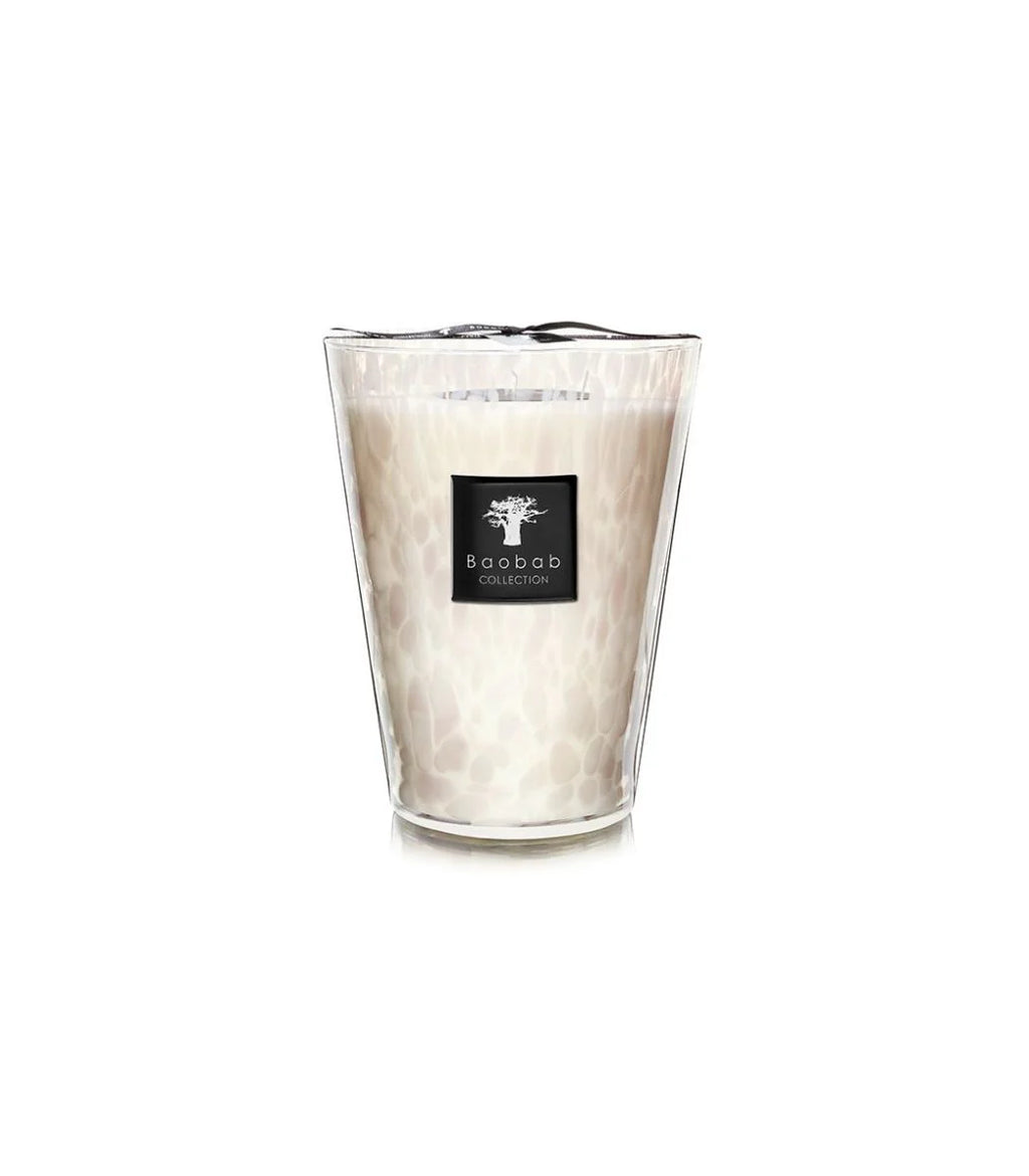 Bougie White Pearls