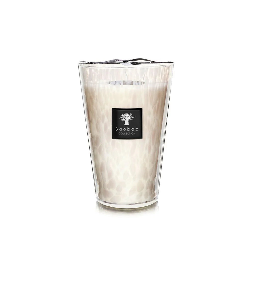 Bougie White Pearls