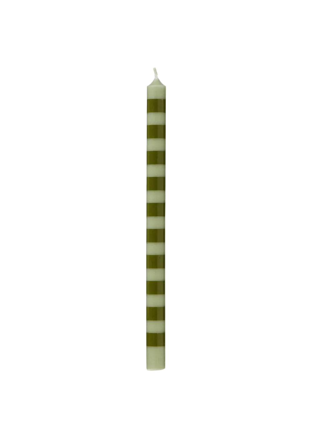 TAPER CANDLE OLIVE GREEN