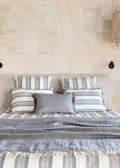 Housse de Couette en Lin Bluestripe – 220x240cm