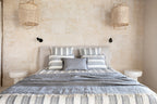 Housse de Couette en Lin Bluestripe – 220x240cm