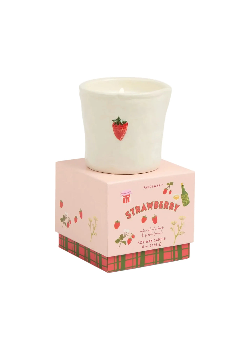 BISTRO CERAMIC CANDLE  FRAISE