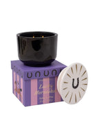 CANDLE HORSESHOE CERAMIC TABAC ET PINE