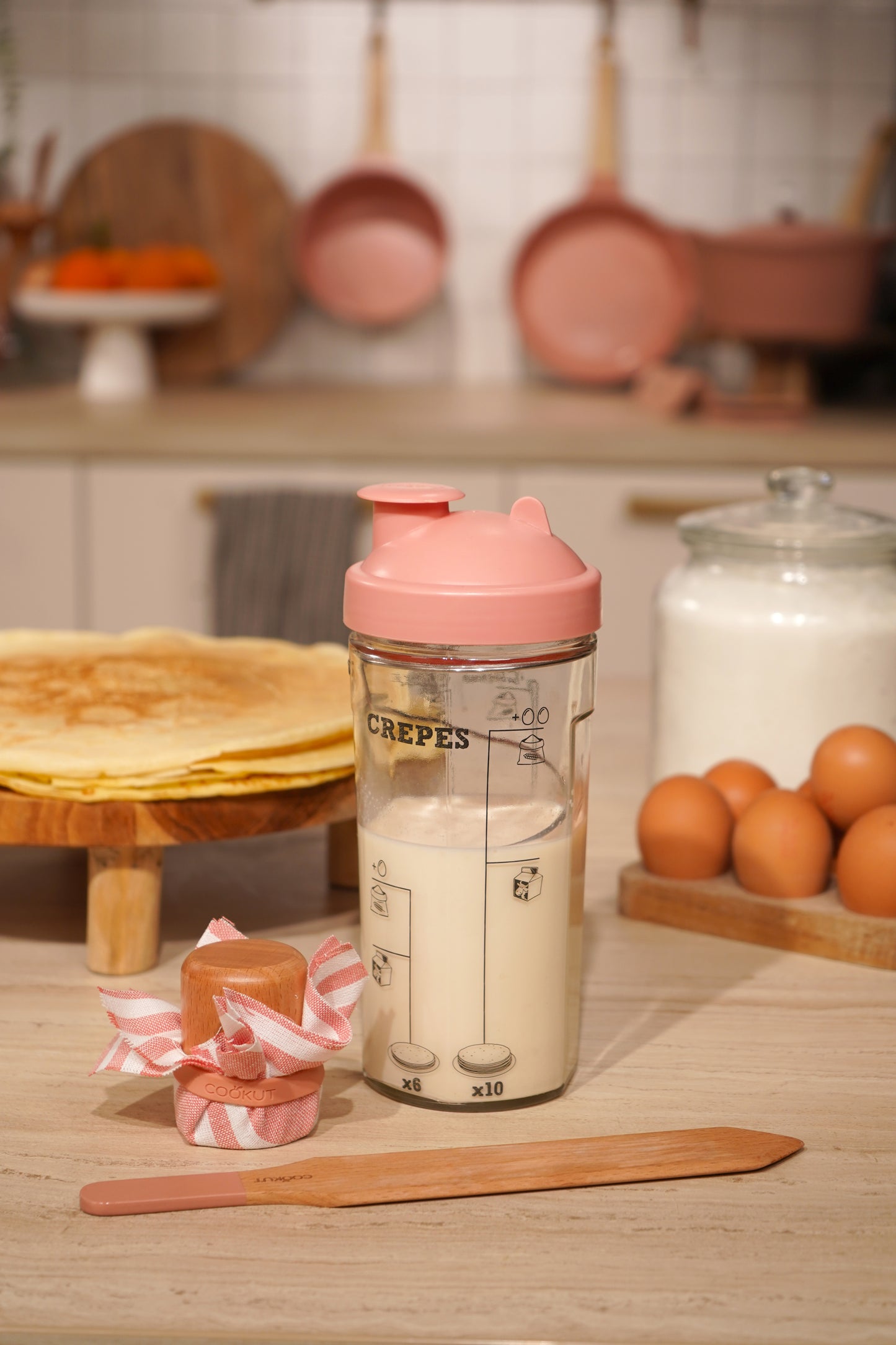 SHAKER+TAMPON+SPATULE - Guimauve