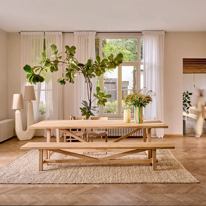 FRENCH FARM - table chêne -280x100x76cm