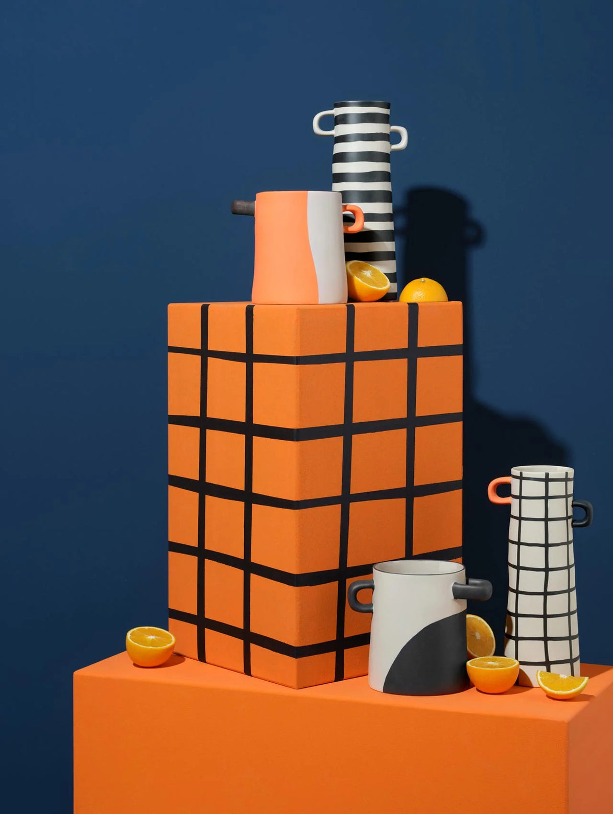 VASE ORANGE DIVISE