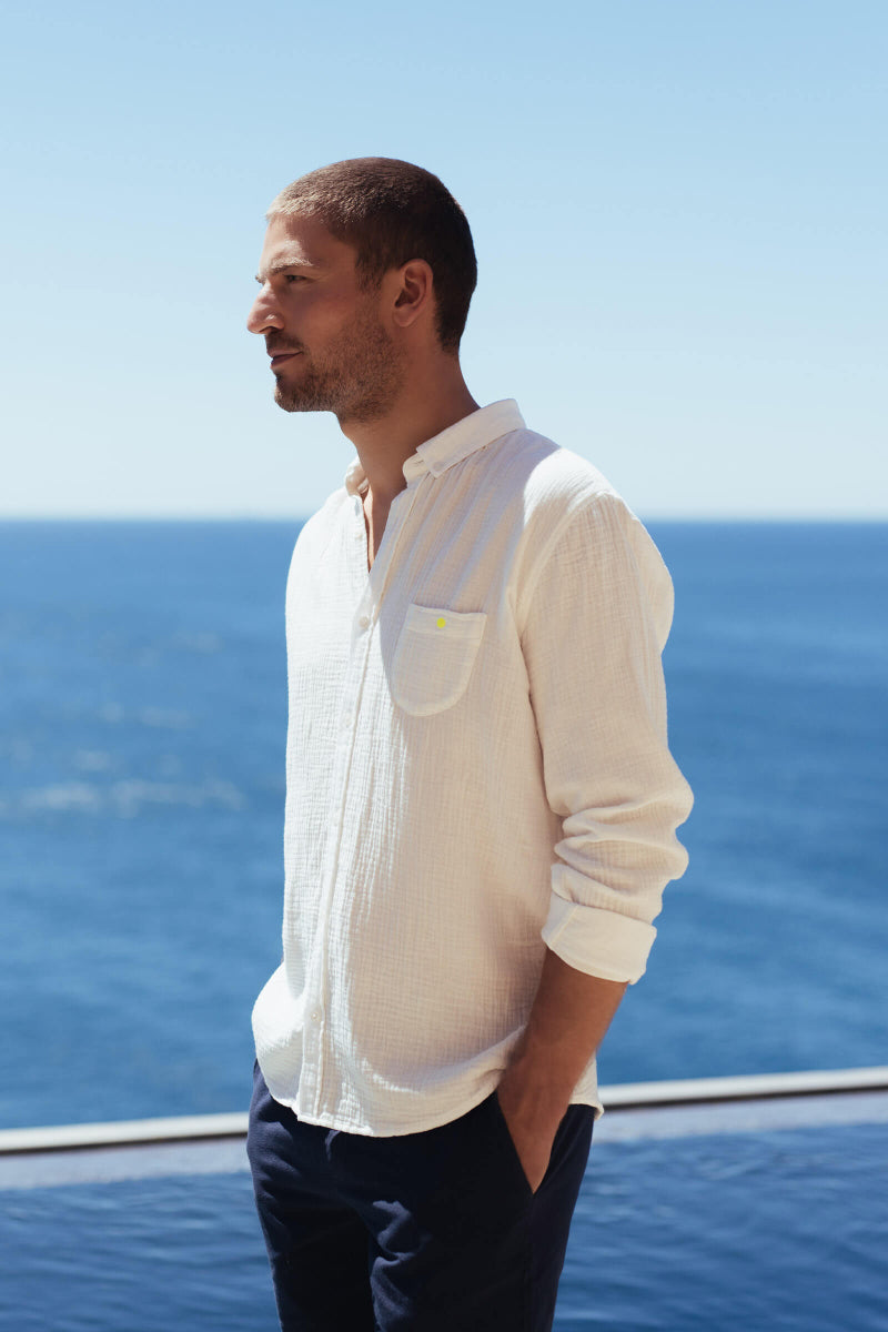 Chemise en gaze de coton