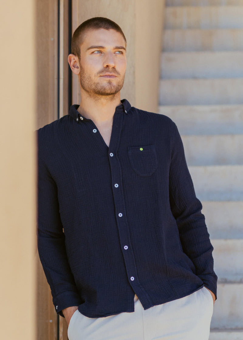 Chemise en gaze de coton