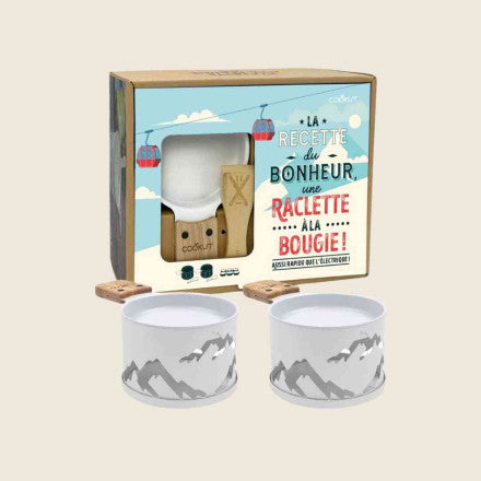 Raclette à la Bougie 2 Personnes Blanc Montagne