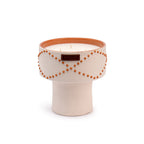 Bougie Coupe Nomad M Blanc Terra Dattes
