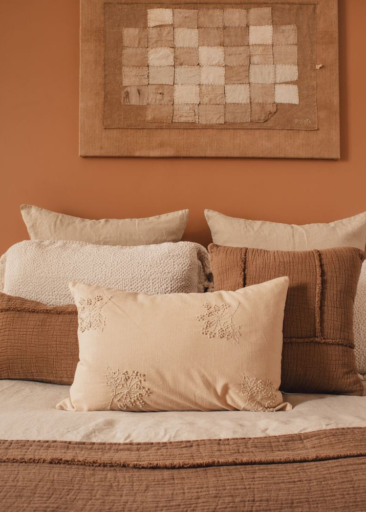 Coussin Domingo Poudre – 40x60cm