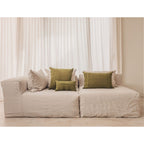 Coussin Hector Kaki – 40x60cm