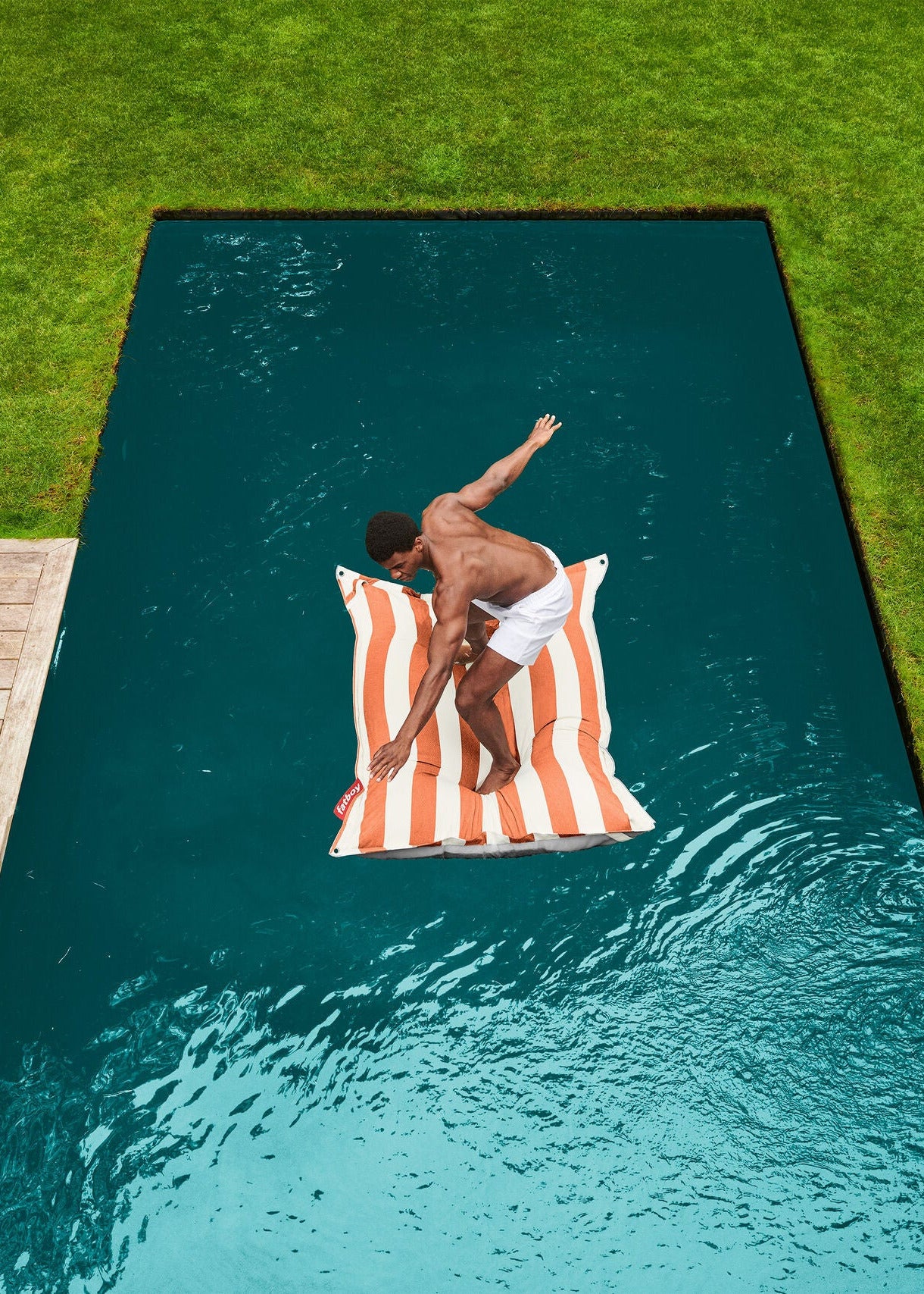 Floatzac Stripe Orange Crème
