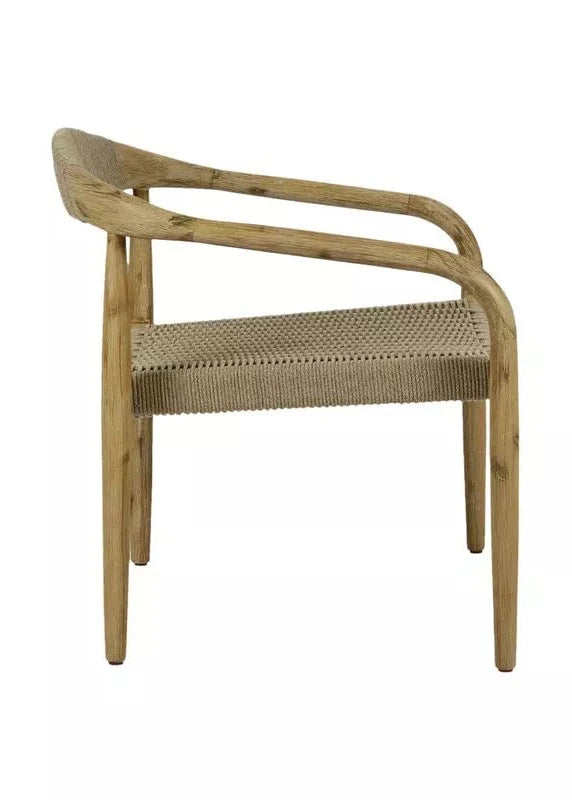 MIRA- FAUTEUIL LOUNGE BOIS ACACIA NATUREL