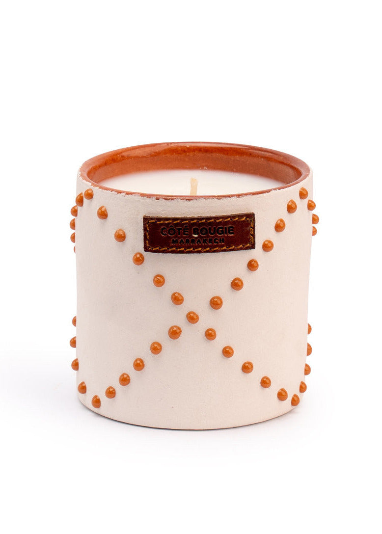 Bougie Nomad S Blanc Terra Dattes