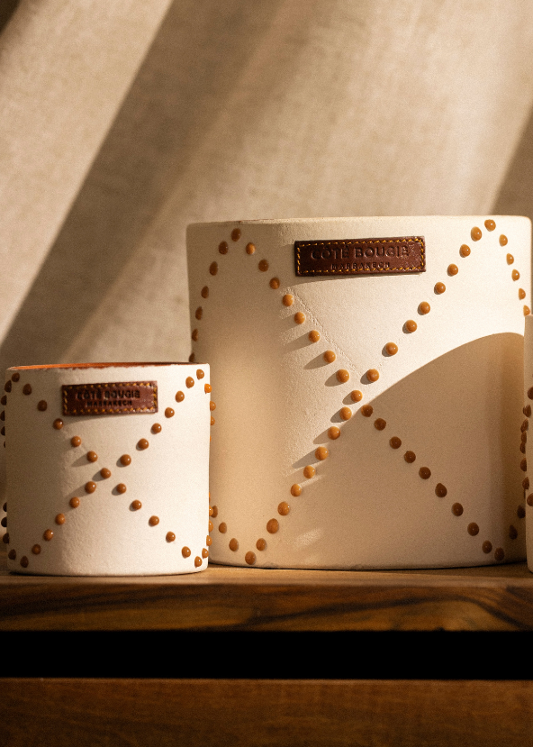 Bougie Nomad S Blanc Terra Dattes