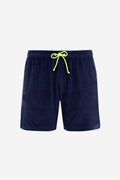 Short Bleu nuit en éponge