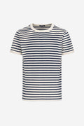 T-shirt Rayé en éponge