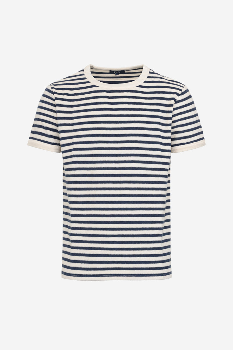 T-shirt Rayé en éponge